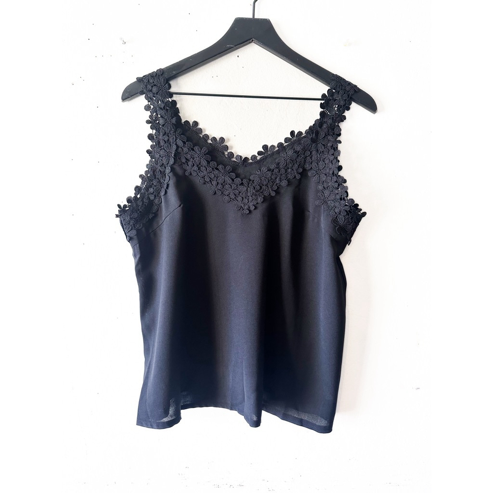 Kara and Kate Tank Top Women's M Black